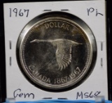 1967 Canadian Dollar GEM PL