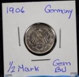 1906 1/2 Mark Germany GEM BU