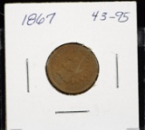 1867 Indian Head Cent VG