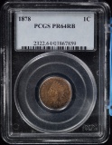 1878 Proof Indian Head Cent Proof PCGS PR-64 RB