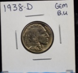 1938-D Buffalo Nickel GEM BU