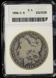 1896-O Moran Dollar ANACS G-4