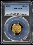 1903 $2.5 Gold Liberty PCGS MS-64