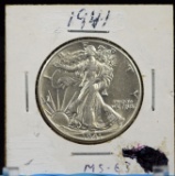 1941 Walking Half Dollar CH UNC