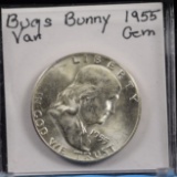 1955 BUGS Bunny Franklin Half Dollar