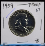 1959 Franklin Half Dollar PR