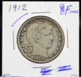 1912 Barber Half Dollar Fine