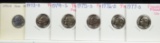 1970 to 77-S Roosevelt Dimes 6 Different Proofs