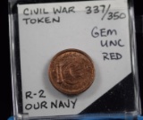 CWT Our Navy GEM BU Red