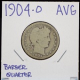 1904-O Barber Quarter AVG