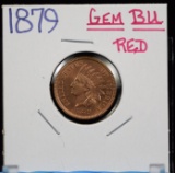 1879 Indian Head Cent GEM BU Red