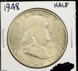 1948 Franklin Half Dollar UNC