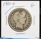 1901-O Barber Half Dollar Good