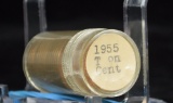 Roll of 15 1955 UNC Lincoln Cents