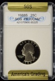 1986-S Washington Quarter SGS PF CAMEO