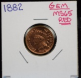 1882 Indian Head Cent GEM BU Red