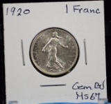 1920 1 Franc GEM BU