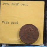1794 Half Cent Very Good