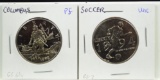 Columbus & Soccer Proof Half Commen 2 pieces