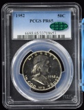 1952 Proof Franklin Half Dollar PCGS PR-65 CAC