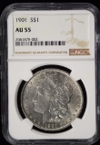 1901 Morgan Dollar NGC AU-55