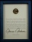 2000 Proof Sacagawea Dollar Glenna Goodcare Frame Signature