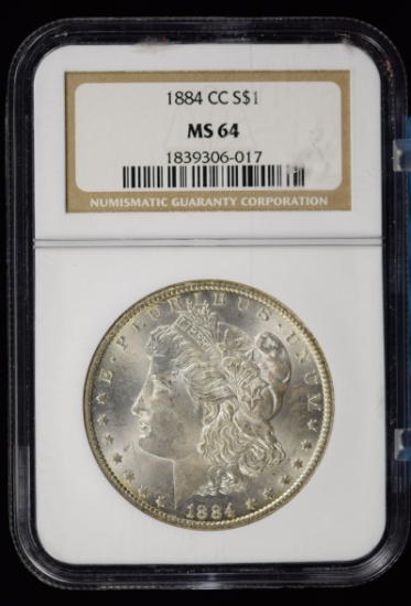 1884-CC Morgan Dollar NGC MS-64