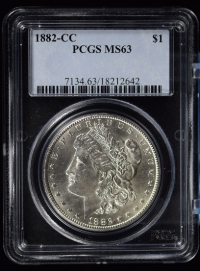 1882-CC Morgan Dollar PCGS MS-63