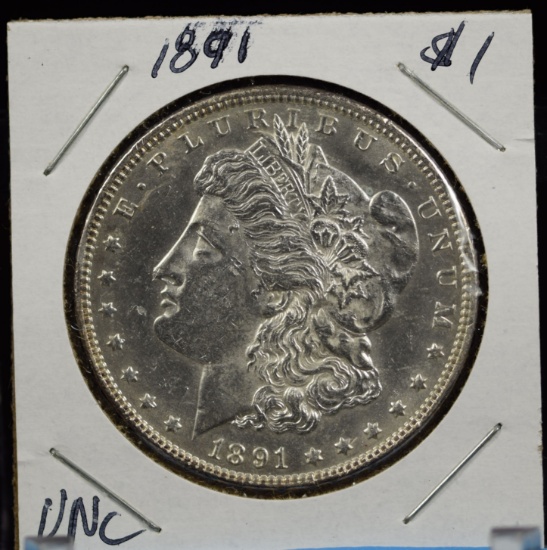 1891 Morgan Dollar UNC