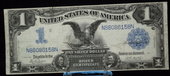 1899 $1 SC FR232 #N88086158N Black Eagle VF