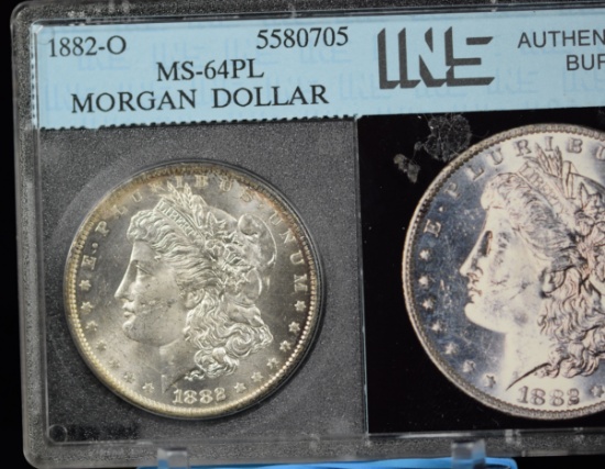 1882-O Morgan Dollar INS BU PL