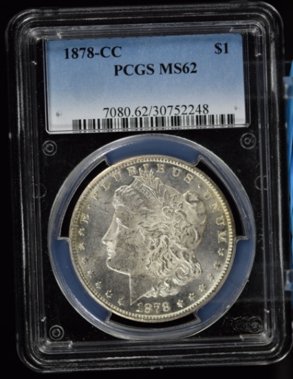 1878-CC Morgan Dollar PCGS MS-62