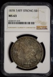 1878 7/8TF Morgan Dollar NGC MS-63 Dark Tone