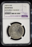 1859-O Seated Liberty Fifty Cent NGC AU Details