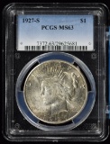 1927-S Peace Dollar PCGS MS-63