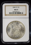 1884-CC Morgan Dollar NGC MS-64