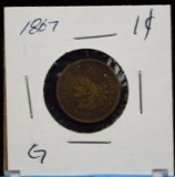 1867 Indian Head Cent G