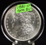 1881-S Morgan Dollar GEM BU