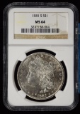 1881-S Morgan Dollar NGC MS-64