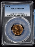 1938 Proof Lincoln Cent PCGS PR-66 Red Nice Lincoln