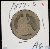 1877-S Seated Half Dollar AG