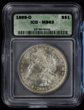 1885-O Morgan Dollar ICG MS-63