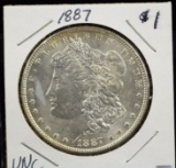 1887 Morgan Dollar UNC