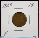 1865 Indian Head Cent F