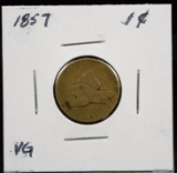 1857 Flying Eagle Cent VG