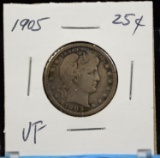 1905 Barber Twenty Five Cent VF