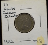 1982 Ten Cent Cayman Island