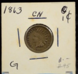 1863 Indian Head Cent G