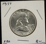 1954 Franklin Half Dollar CH/UNC FBL