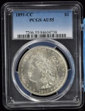 1891-CC Morgan Dollar PCGS AU-55